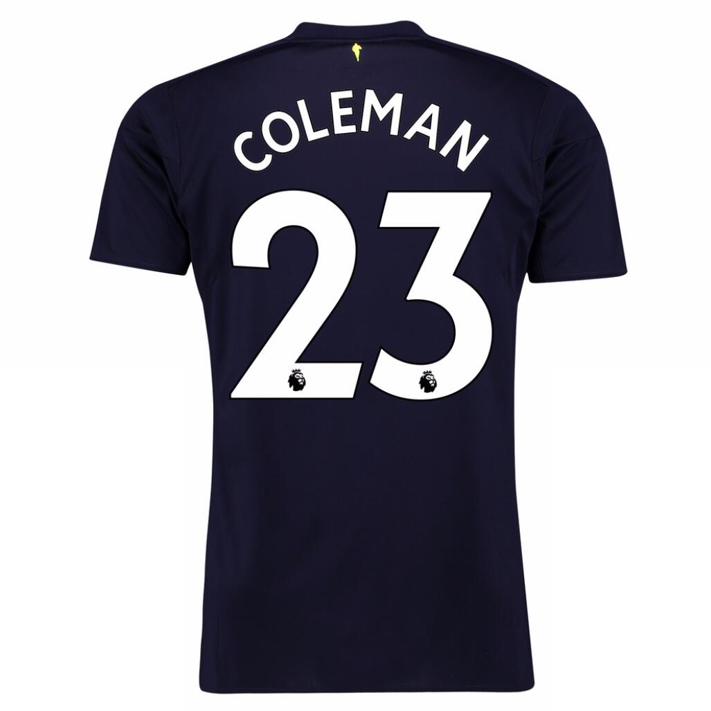 Camiseta Everton Tercera equipación Coleman 2017-2018